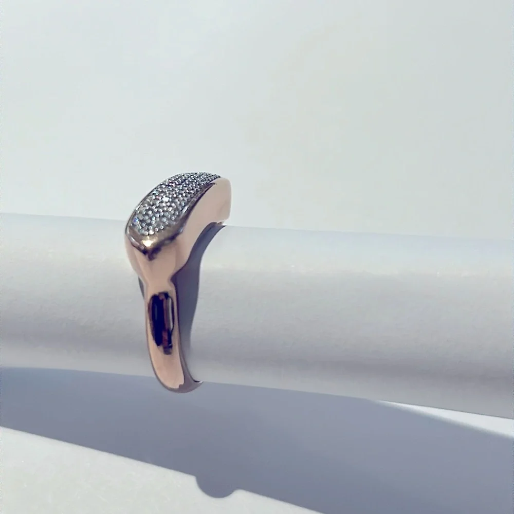 Diamond Monica Vander🌹Baja Rose Gold Ring🌹 - Picture 10 of 11